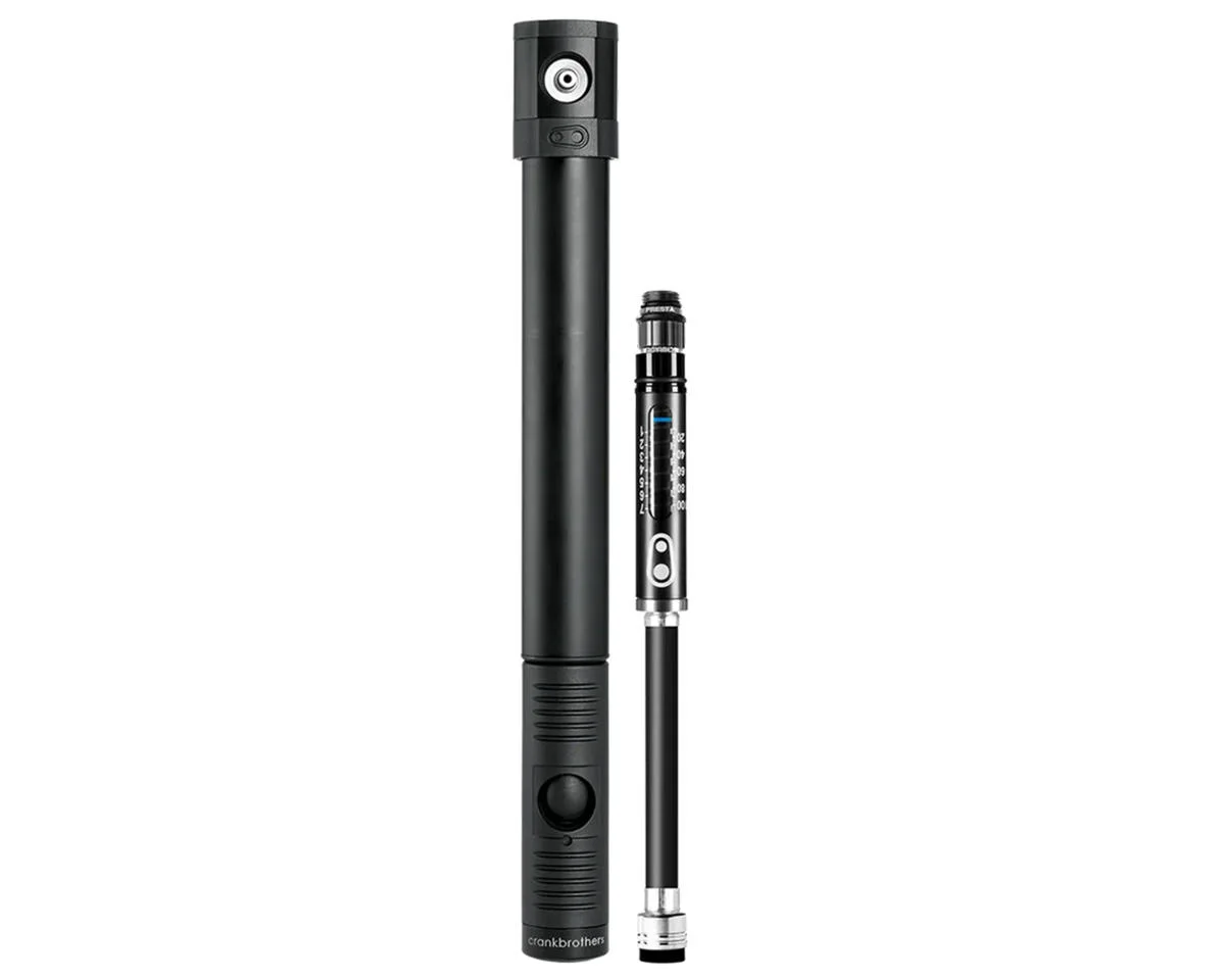 Crankbrothers Klic HV Gauge Hand Pump (Midnight Black)